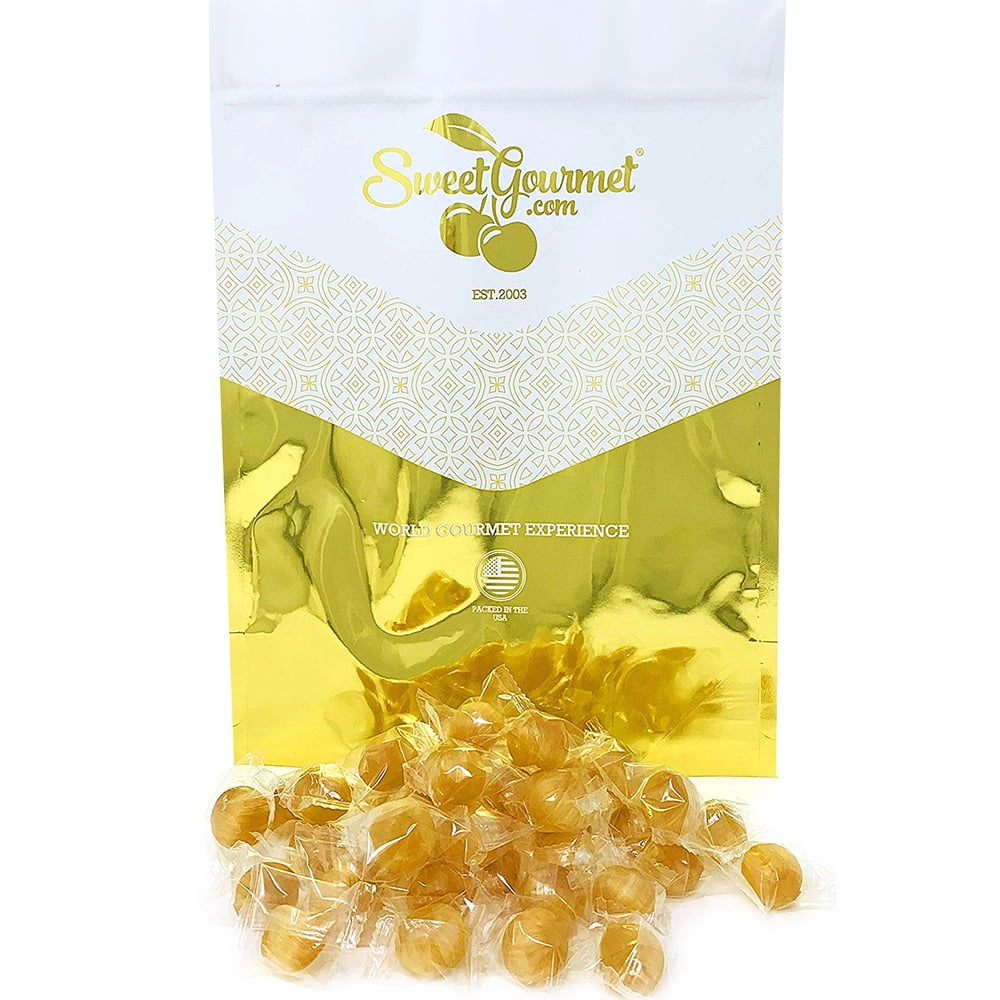 Washburn Wrapped Ginger Balls Natural Ginger Candy Retro Hard