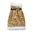 thumbnail image 2 of Décorations de Noël pour Bouteille de Vin, Robe à Sequins de Canari, Robe de Sac à Vin, 2 of 5