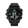thumbnail image 2 of GARMIN Descent Mk3i 43mm Carbon Gray DLC Titanium Dive Computer/Smartwatch with Black Silicone Band (010-02753-10), 2 of 6