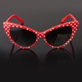 thumbnail image 3 of Classic Style Cateye Sunglasses Small Retro Vintage Women Fashion Shades, 3 of 7