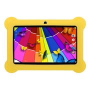 DX758 7 Inch Quad-Core Android Kids Tablet - Yellow