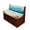 Beach Seashell Starfish Print, variant on XYZCANDO Geometric Brown RV Couch Cover Stretch RV Dinette Cushion Covers, Elastic, Suitable for Camper Travel Trailer, Fit for Camper Cushion RV Camper Car