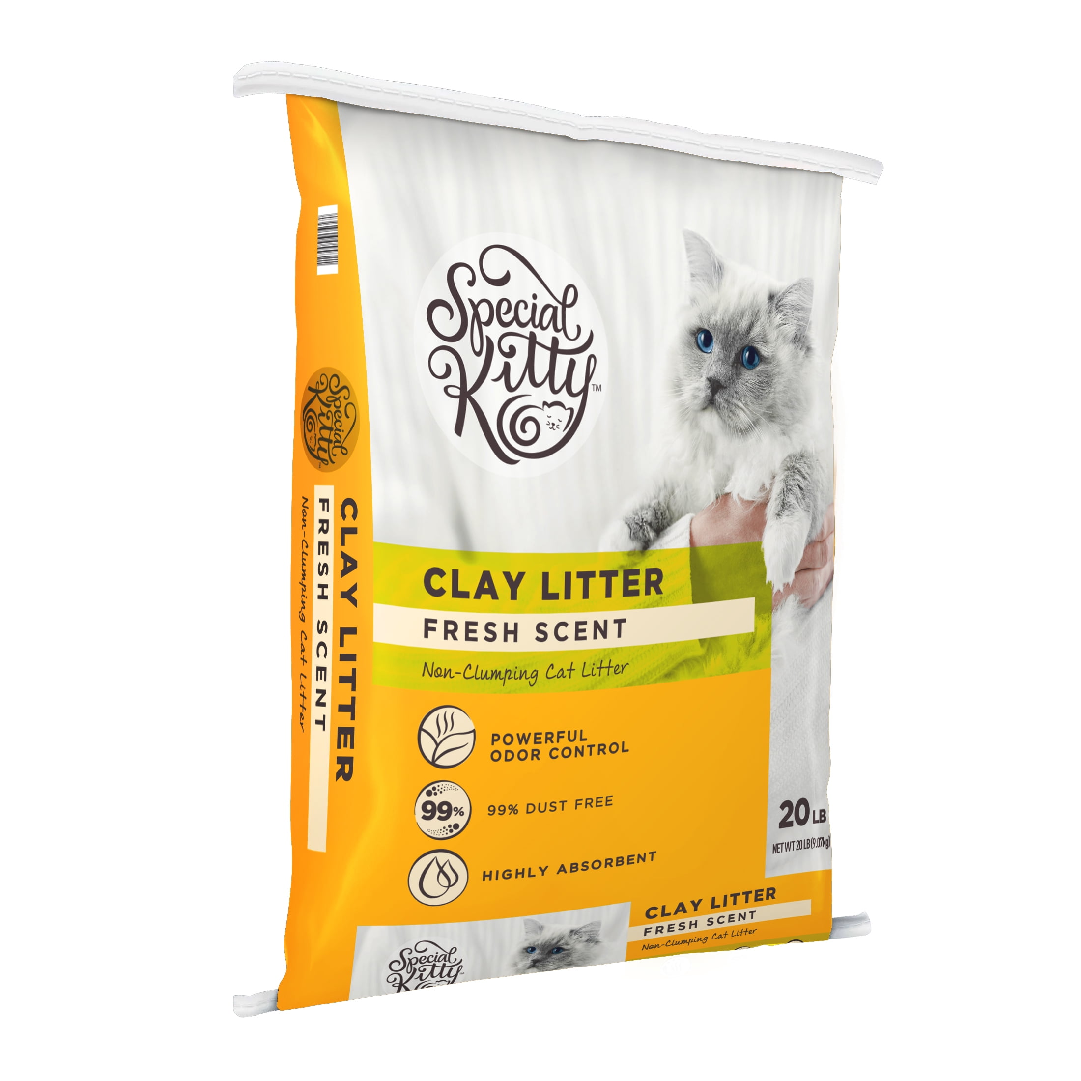 Special Kitty Non-Clumping Cat Litter, Fresh Scent, 20 lbs Bag, 1 Count