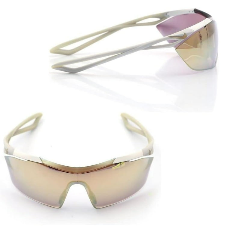 NIKE - NIKE VAPOR WING R ヴェイパー ウイングR Nike Vaporwing Sunglasses, Matte White Frame, Gold Mirror