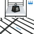 thumbnail image 5 of Uforic Four-Poster 14-inch Queen Size Metal Canopy Bed Frame, Requires No Box Spring,Black, 5 of 5