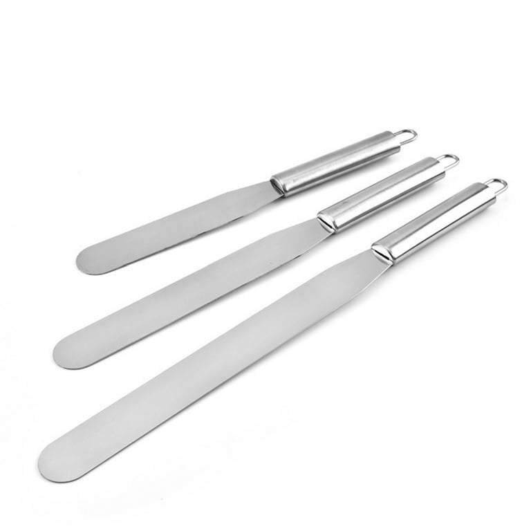 1PC 4/6/8/10 inch Stainless Steel Cake Spatula Butter Cream Icing