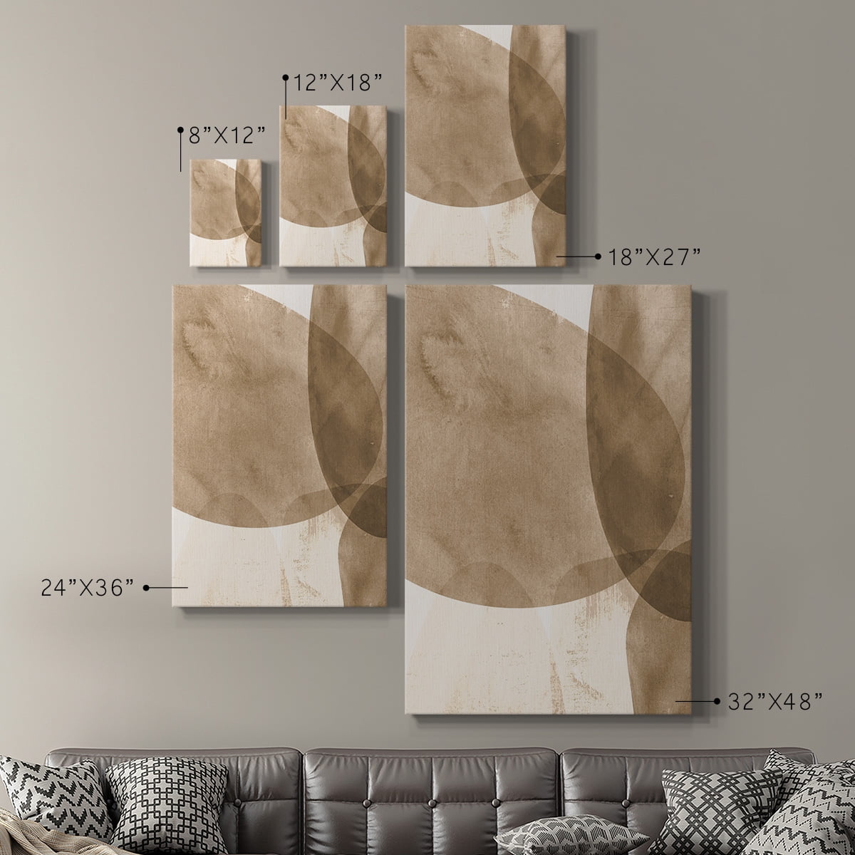 Neutral Object I Premium Gallery Wrapped Canvas - Ready to Hang