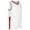 White, variant on BBJ32 Icon Men's and Youth Basketball Jersey - White Scarlet