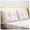 White, variant on Comfortable and soft back cushion for headboard, lumbar support cushion for bed, backrest cushion with removable, washable cover