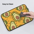 thumbnail image 6 of Bingfone Avocado Dog Laptop Sleeve Case 15 Inch, 360° Protective Computer Carrying Bag, 6 of 9