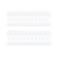 thumbnail image 2 of 1 Set Fairy Garden Landscape Fence: Plastic Simulation Fence for DIY Sand Table - 1/100 Scale Miniature Garden Ornament Picket for Model Village, 2 of 4