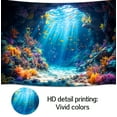 thumbnail image 6 of Under The Sea Backdrop, Underwater World Blue Ocean Sunlight Ray Colorful Coral Reefs Marine Life Photography Background, Kids Birthday Baby Shower Party Backdrop Decoration Photo Studio Props 10x6ft, 6 of 6