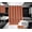 Brick Rust, variant on Gorgeous Home Linen Honeycomb Print 15-Piece Bath Bundle, Includes Fabric Shower Curtain, 12 Fabric Hooks and 2 Rugs (Orange)