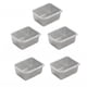 thumbnail image 2 of cpengpj 5Pcs Stainless Steel Airtight Food Storage Container Set with Lids, Premium Kitchen Preservation Box, Microwave and Dishwasher Safe, Two Size Options, 2 of 9