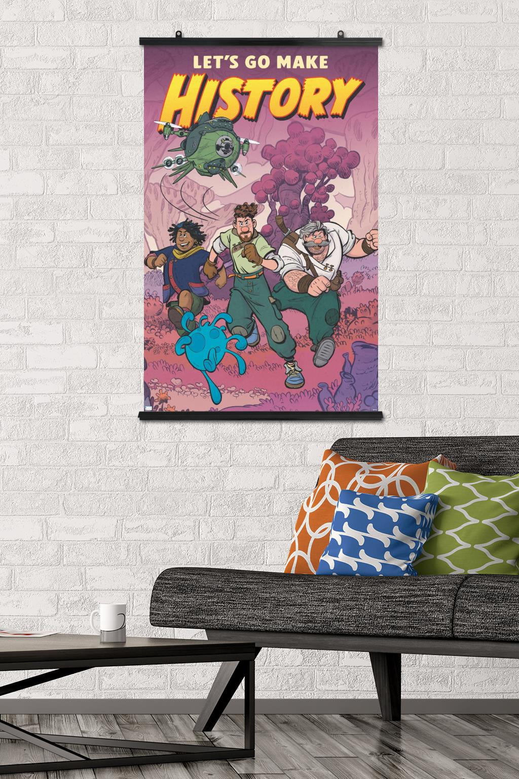 Disney Strange World - Let's Go Make History Wall Poster, 22.375" x 34"
