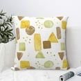 thumbnail image 6 of YFYANG Square Decorative Throw Pillow Case (Without Pillow Insert), Watercolor Abstract Geometric Graffiti Bedroom Sofa Car Cushion Cover, 26"x26", 6 of 9