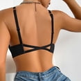 thumbnail image 3 of Women Front Closure Bra Lace Underwire Back Support Bras Push up Everyday Casual Top, 3 of 5