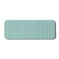 thumbnail image 1 of Birds Computer Mouse Pad, Creative Repetitive Pattern of Flying Open Winged Avian, Rectangle Non-Slip Rubber Mousepad Large, 31" x 12" Gaming Size, Pale Sky Blue Ivory, by Ambesonne, 1 of 2