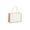 color, variant on husxh Women Burlap Jute Tote Bag Large Capacity Canvas Grocery Tote Handbag Contrast Color Ladies Outdoor Handbag