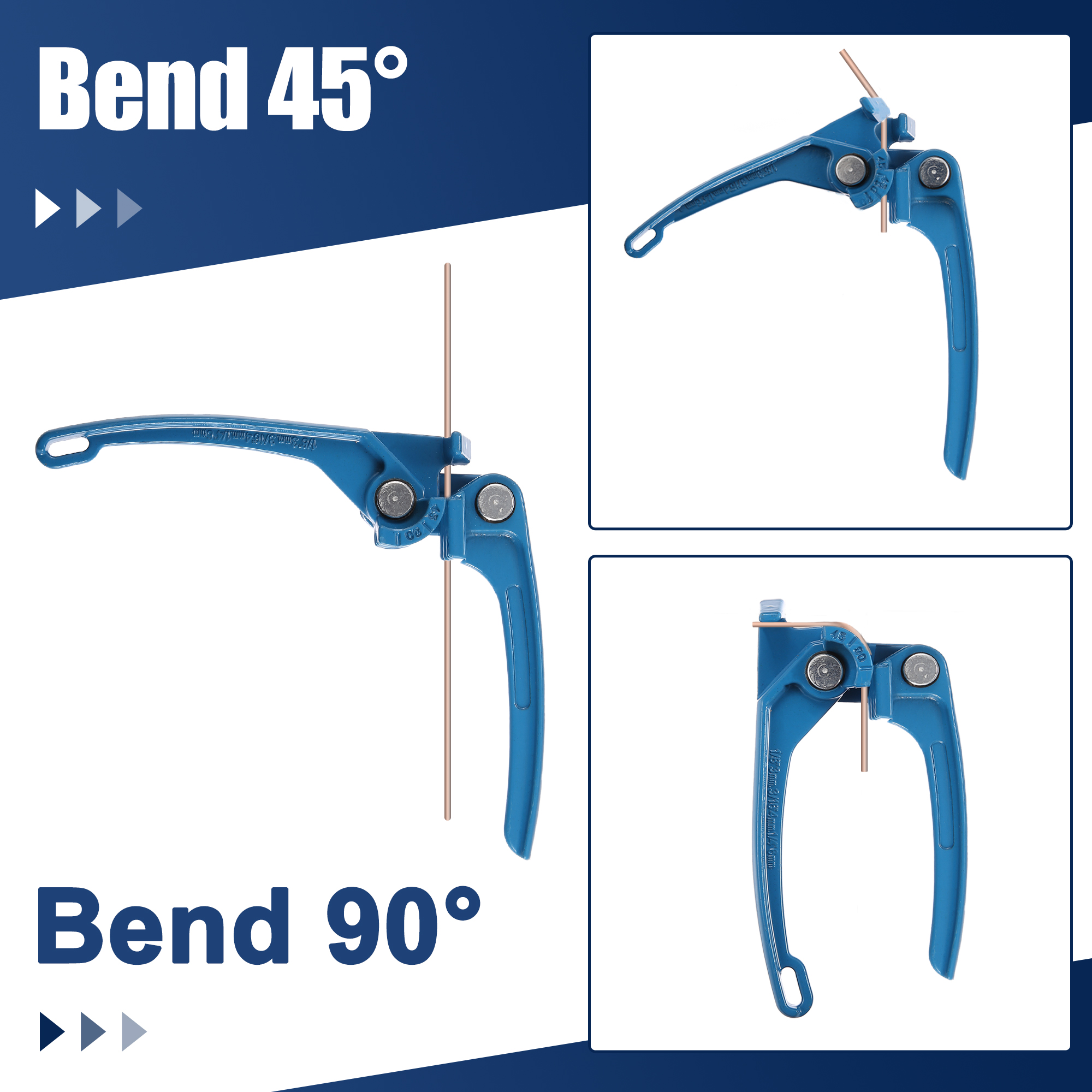 Unique Bargains 1 Pcs Brake Line Bender Handheld Tubing Fuel Brake Line Bending Tool
