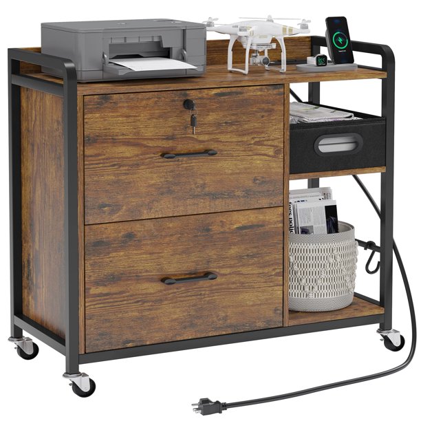 2Drawers File File for Home Office fits Legal