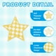 thumbnail image 3 of Uxcell 18 Pcs Parches Bordados en Forma de Estrella a Cuadros para Planchar, Aplicaciones para Coser en Chaquetas, Colección de Ropa, Vestidos, Sombreros, Jeans, Accesorios de DIY, Amarillo/Blanco, 3 of 6