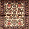 thumbnail image 1 of Ahgly Company Machine Washable Indoor Square Traditional Peru Brown Area Rugs, 10' Square, 1 of 7