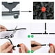 thumbnail image 3 of Aspersores versátiles, conexión de púas de 1_4 pulgadas con goteros de plástico, aspersores giratorios ajustables de 360 grados para uso generalizado en jardinería, la velocidad de riego lenta, 3 of 5