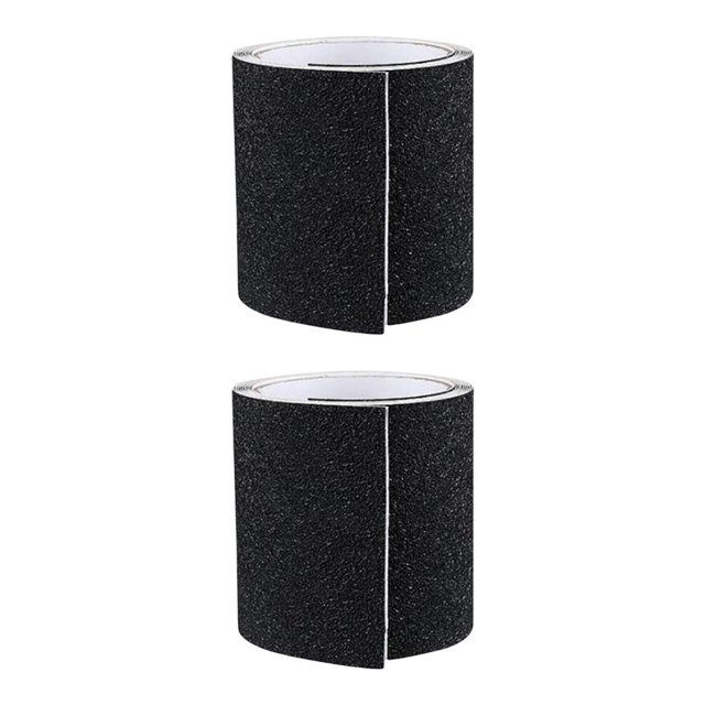 Bewildely Protectores de Suela de Zapatos de PVC Autoadhesivo para Tacones Altos Mujer Negro 10x200cm 2piezas Negro 10x200cm