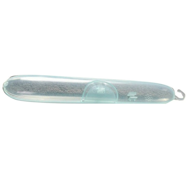 Yuarrent Caja de almacenamiento portátil para cepillos de dientes, de plástico, ligera, transparente, para cepillos de dientes, organizador, estuche Juegos de accesorios de baño No.03 Yuarrent JJ18885-03