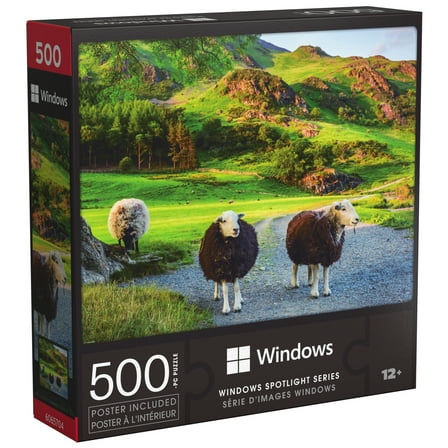 Spin Master Games, Microsoft Windows 500-Piece Jigsaw Puzzle and Poster, for Ages 8 and up