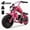PINK, variant on Aoemoe 40cc Dirt Bike up to 18 mph, 27 Miles Long Range,4-Stroke Max 165 Lbs, PINK