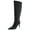Black, variant on Womens Maxim Leather Tall Knee-High Boots Black 9 Medium (B,M)