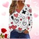 thumbnail image 1 of TaTaai Hoodies Shirts for Women Early Fall Long Sleeve Tops Vintage Graphic Outfits Tops Fashion Pullover Tees Gift, 1 of 5