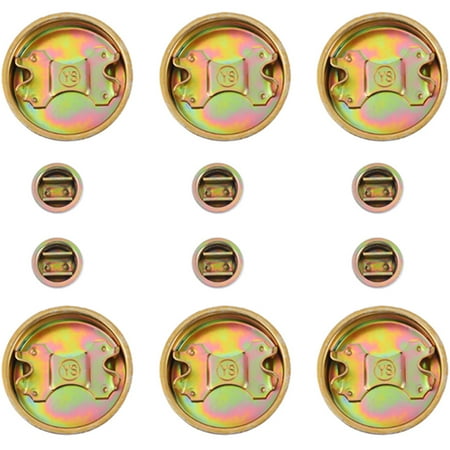 

Bung Caps12pcs Bung Cap 200l Oil Drum Cap Water Drum Plug Replacement Iron Seal Cover