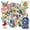 4A-50pcs, variant on 35pcs-50pcs Enchanted Stickers Fairy Stickers Kids Stickers for Luggage Suitcase Laptop