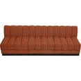 thumbnail image 6 of Pemberly Row Modern / Contemporary Cognac Fabric 3pc. Modular Sofa, 6 of 11