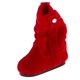 thumbnail image 5 of Zapatos de cuero de PU perfecl para muñeca de 12 pulgadas color rojo, 5 of 8