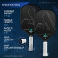 thumbnail image 5 of JOOLA Ben Johns Hyperion CGS 16mm Pickleball Paddle, 7.9 oz, Black, 5 of 6