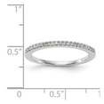 thumbnail image 7 of 14K White Gold Ring Band Wedding Diamond Round , Size 9, 7 of 7