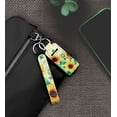 thumbnail image 6 of WIRESTER Lipstick Chapstick Holder Keychain Neoprene Lip Balm Holder Cover With Wristlet Keychain Lanyard for Women - Sunflowers Flowers, 6 of 6