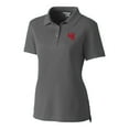 thumbnail image 2 of Women's Cutter & Buck Steel Western Kentucky Hilltoppers Advantage Tri-Blend Pique Polo, 2 of 3