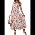 thumbnail image 1 of Vestido de Verano para Mujer, Estilo Bohemio, Informal, con Lazo Frontal y Estampado Floral, para Playa y Verano., 1 of 6