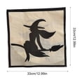 thumbnail image 3 of SLYNSHome 20Pcs Witch Disposable Tableware Paper Napkins Vintage Printed Table Supplies For Halloween Dinner Holiday Party Tabletop Decor, 3 of 6