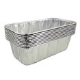 thumbnail image 5 of Pactogo 1.5 lb. Disposable Aluminum Foil Loaf Bread Baking Pan 8" x 4.25" x 2.34" - Made in USA (Pack of 40), 5 of 5