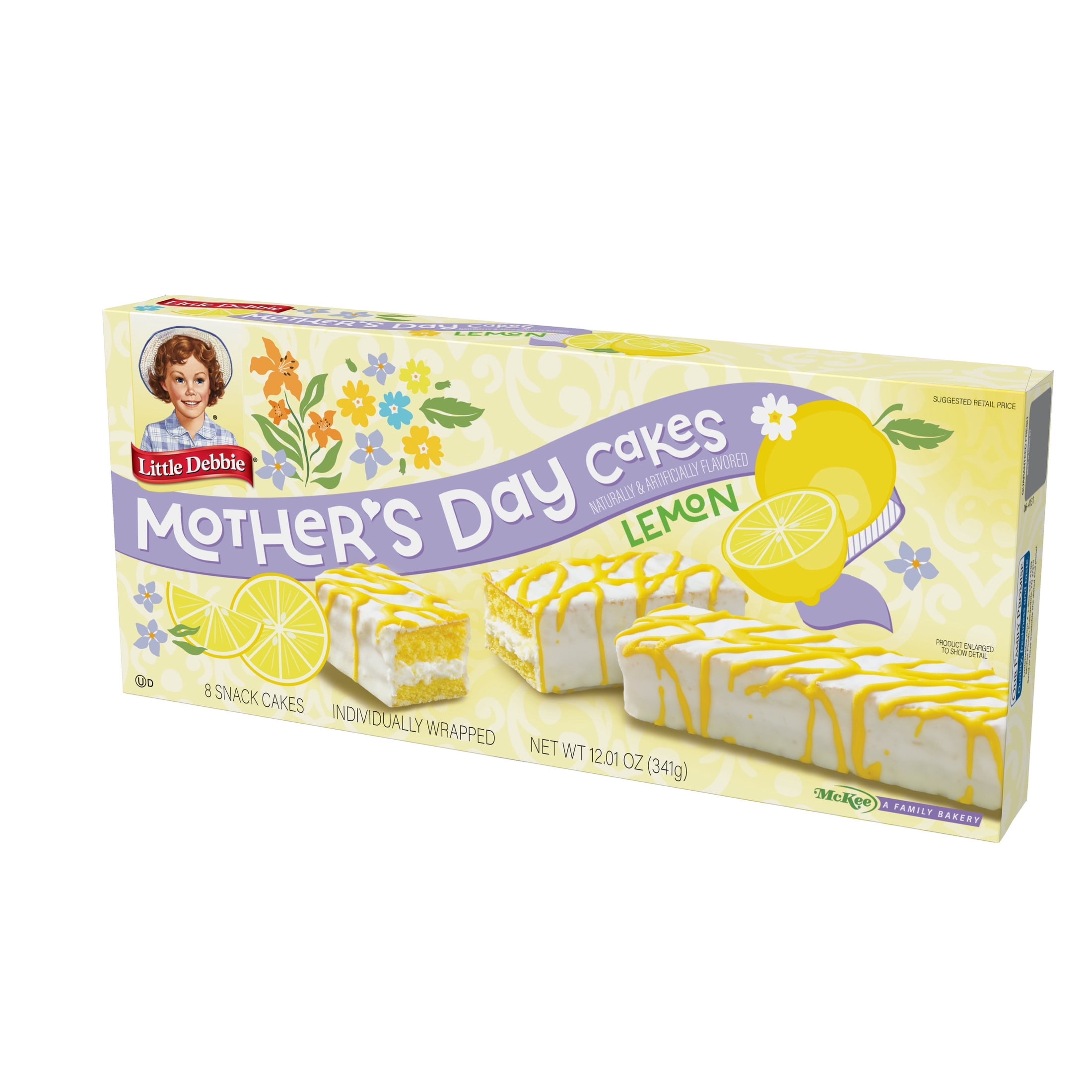Snack Cakes, Little Debbie Family Pack Mother's Day Cakes® (Lemon)