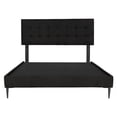 thumbnail image 2 of Box Base cama Slim Individual + Cabecera Catania Negro, 2 of 6