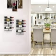 thumbnail image 3 of Sorbus Modern Black Wall Mount Wine Rack, 6-Bottle Holder for Home Bar or Kitchen (3 pack), 3 of 7