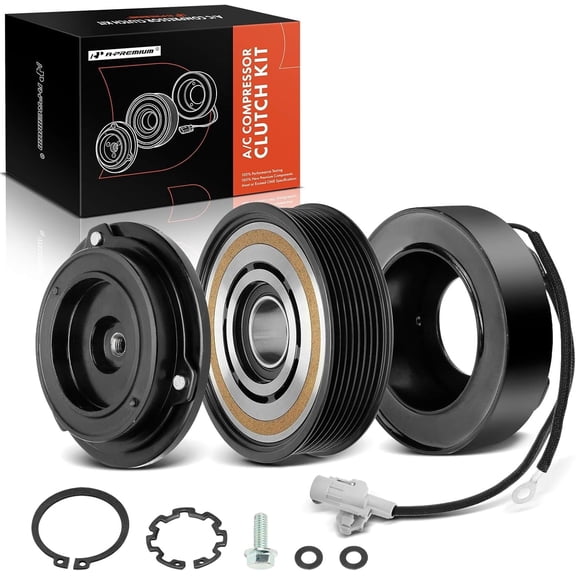A-Premium Air Conditioner AC Compressor Clutch Kit Compatible with Toyota Tundra 2007-2021, 4.6L 5.7L