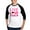 Black/White, variant on - Live Love Teach Autism Baseball Jersey - Cotton Baseball Jersey, 3/4 Raglan Sleeve Shirt